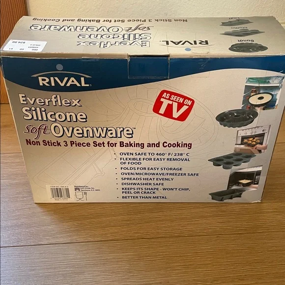 Rival everflex silicone soft ovenware 3 piece nonstick set - Picture 2 of 3